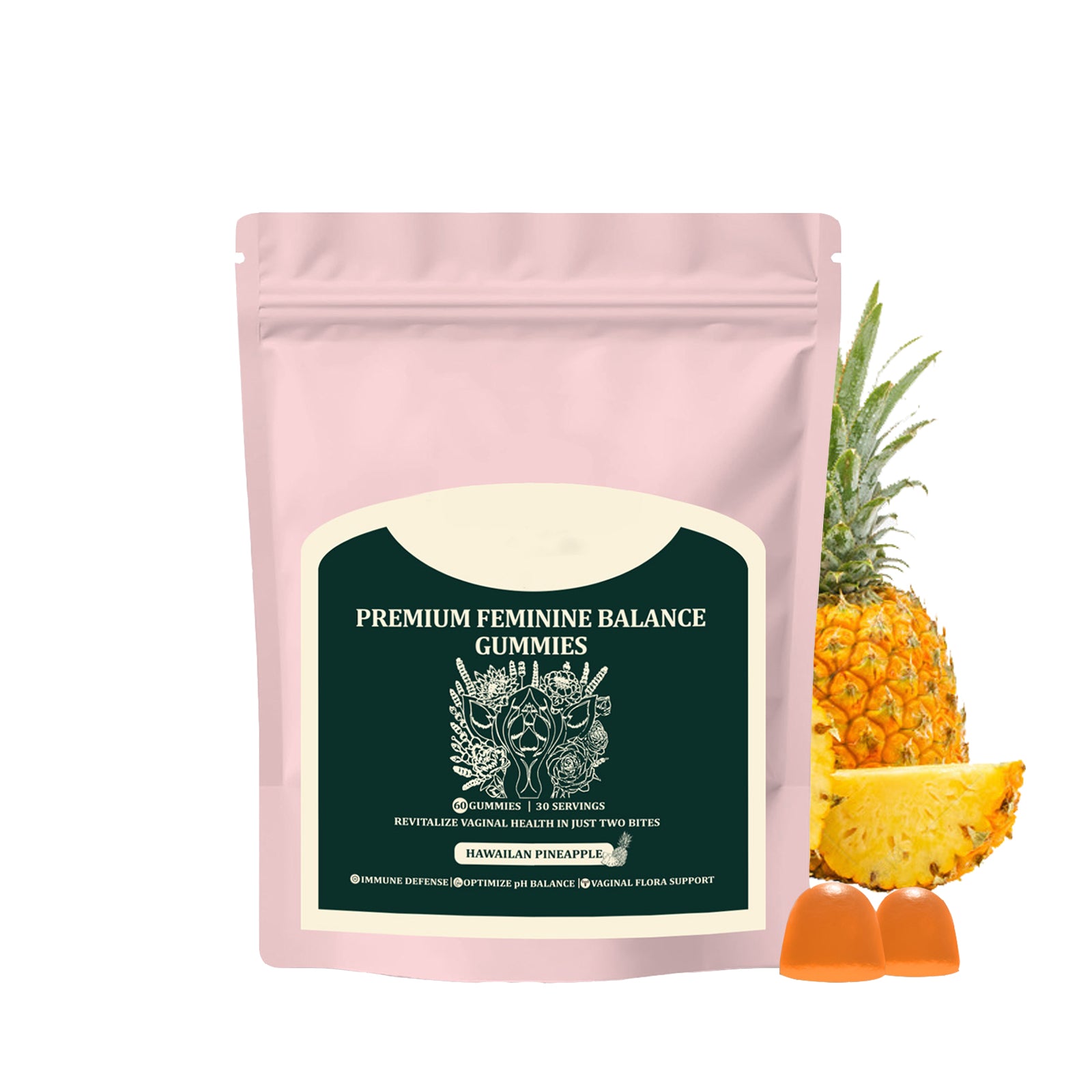 Gummies Équilibre Féminin Ananas