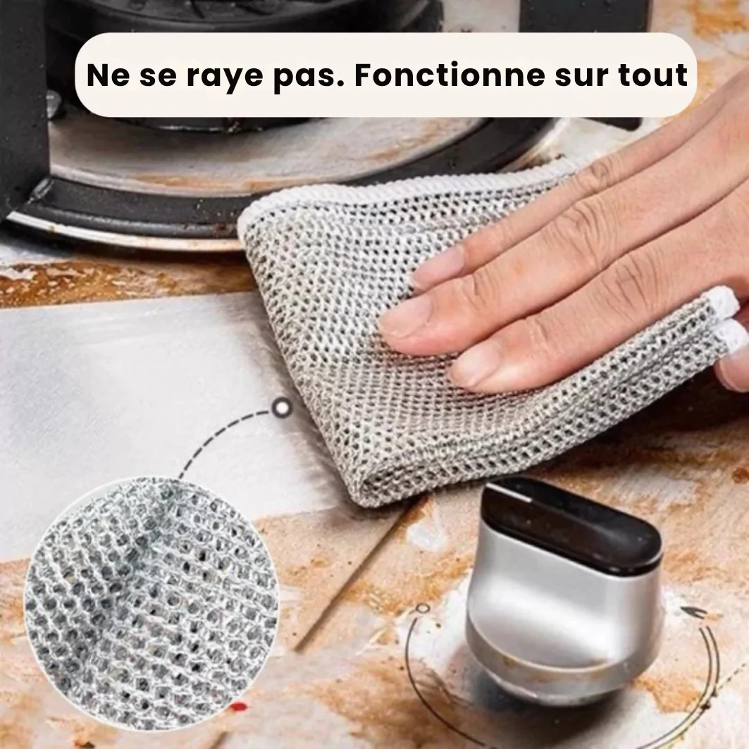 DuraWipe - Solide et sans rayures (Pack 5pcs)