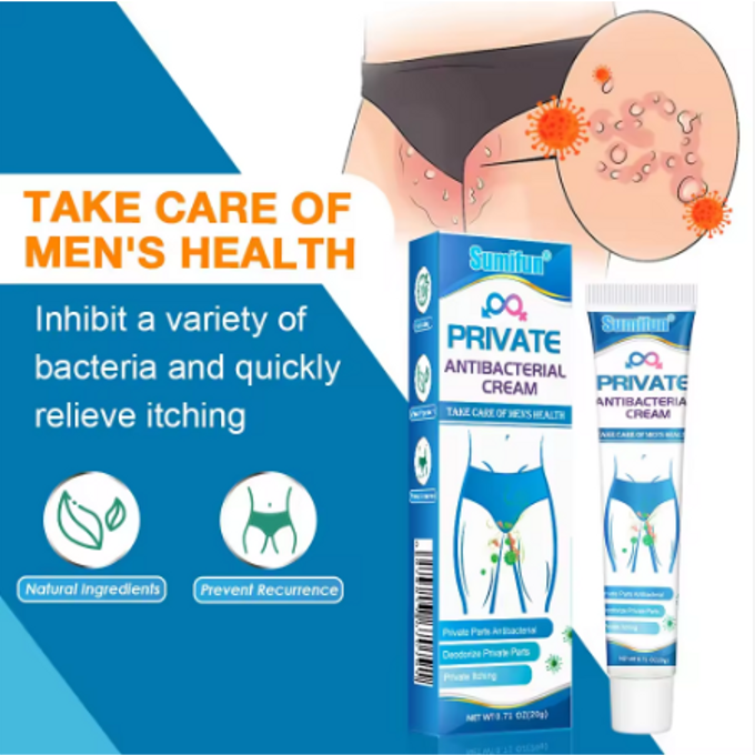 Crème Antibactérienne Intime – Soulagement Immédiat, Protection Durable