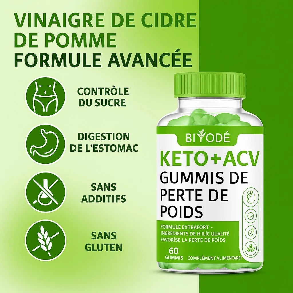 KETO ACV Gummies – Activez la combustion des graisses, naturellement