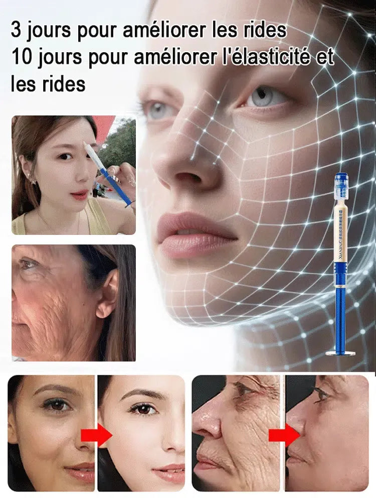 Crème de collagène de remplissage de tube d'aiguille de polypeptide.